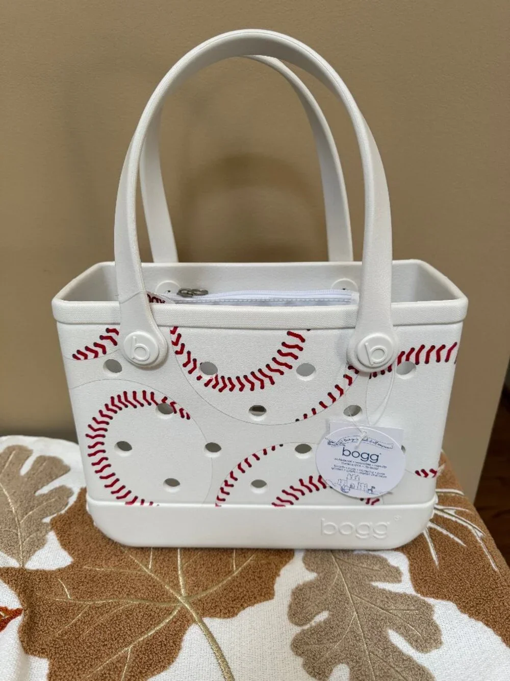Bogg Small Baseball Print Tote 11